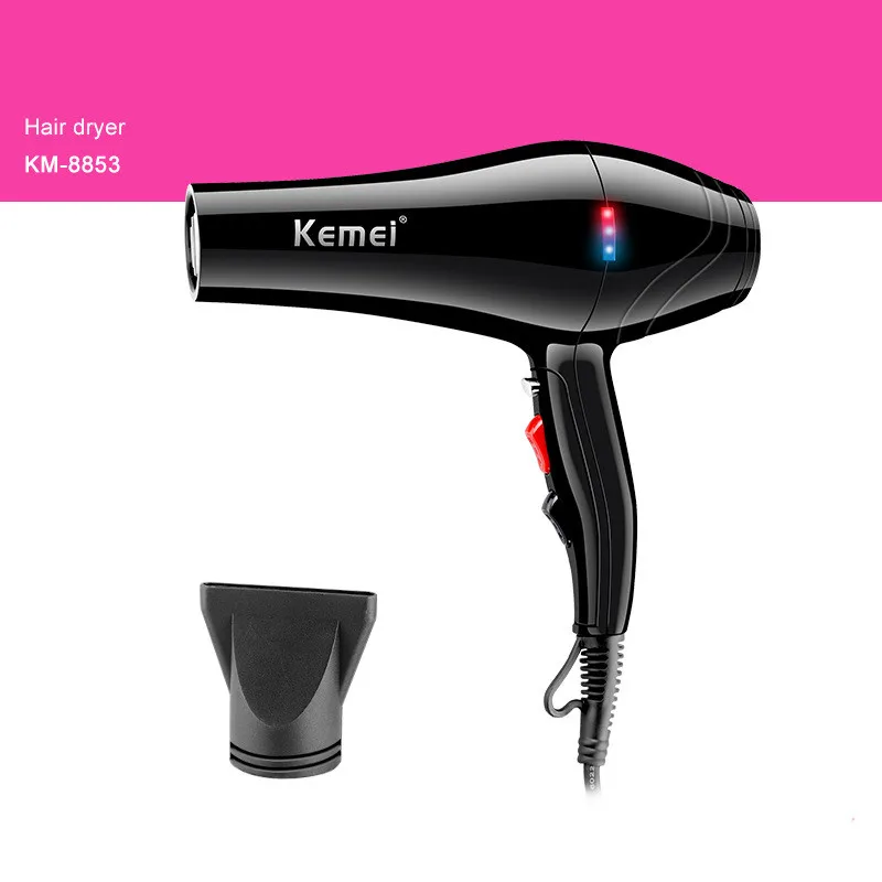 Новый Kemei KM 8853 бытовой высокой мощности горячей и воздуходувка холодного воздуха