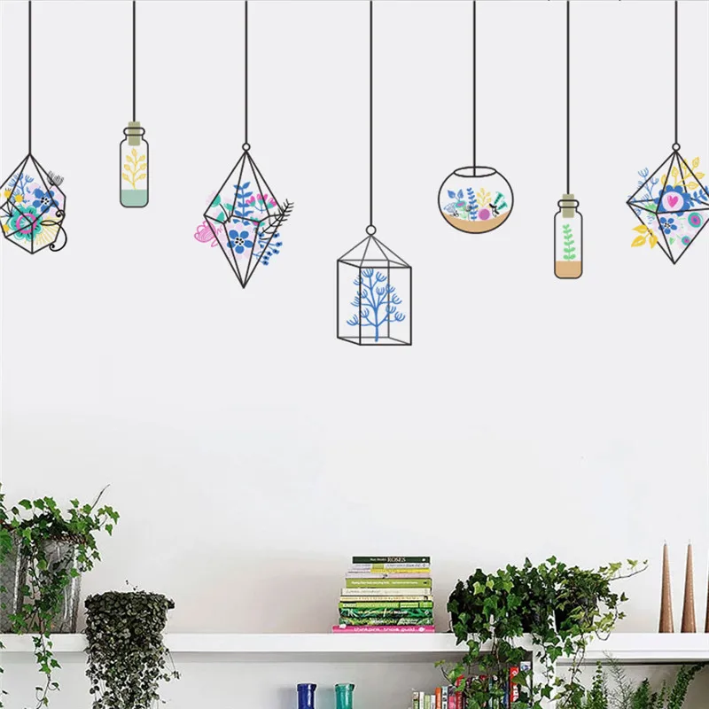 Настенные стикеры в виде бутылки с дрифтом для спальни ванной фона телевизора