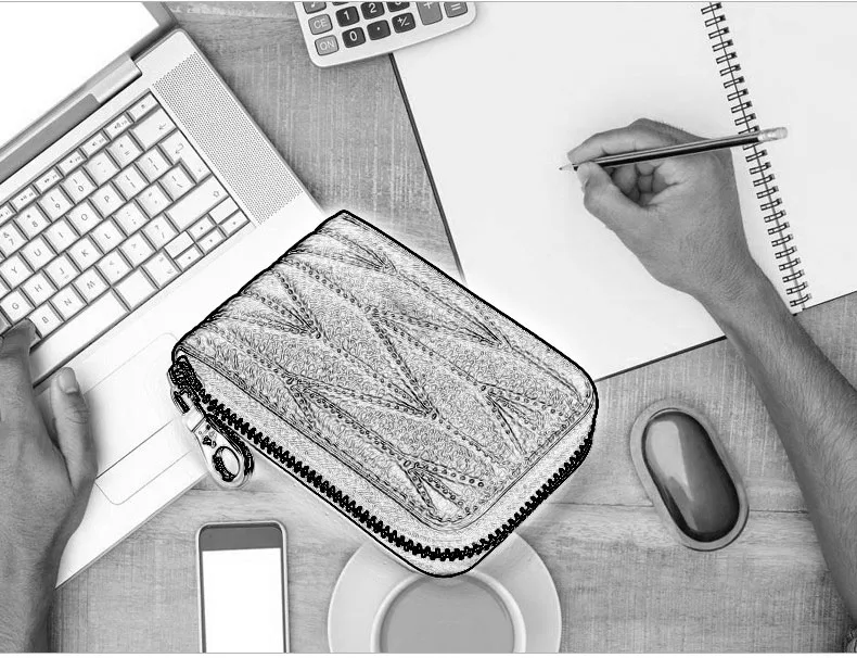 Стиль, натуральная кожа, держатели для кредитных карт, Rfid кошелек, бизнес-банк, Чехол для карт, держатель для карт и Id, держатель для карт