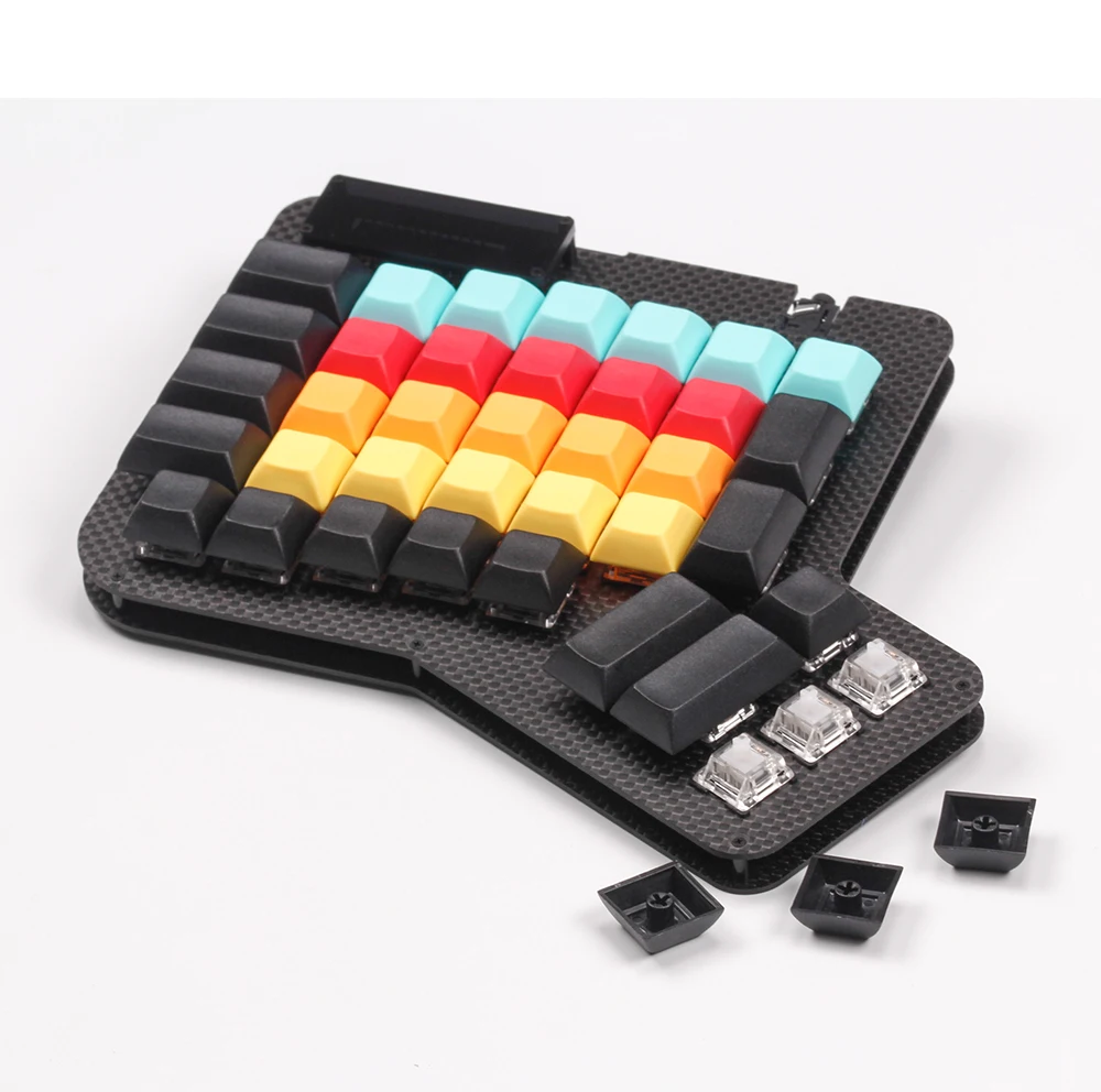 Ergodox pbt колпачки dsa pbt пустые колпачки для ergodox Механическая игровая клавиатура dsa профиль