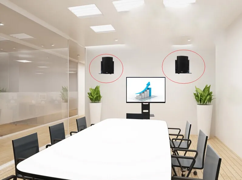 1 пара алюминиевый сплав аудио динамик крепление наклона Поворотный подвесной