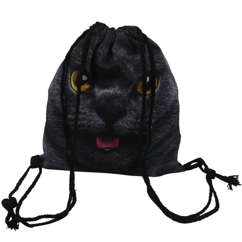 Мужская женская детская сумка Подростковая на шнурке школьный рюкзак через