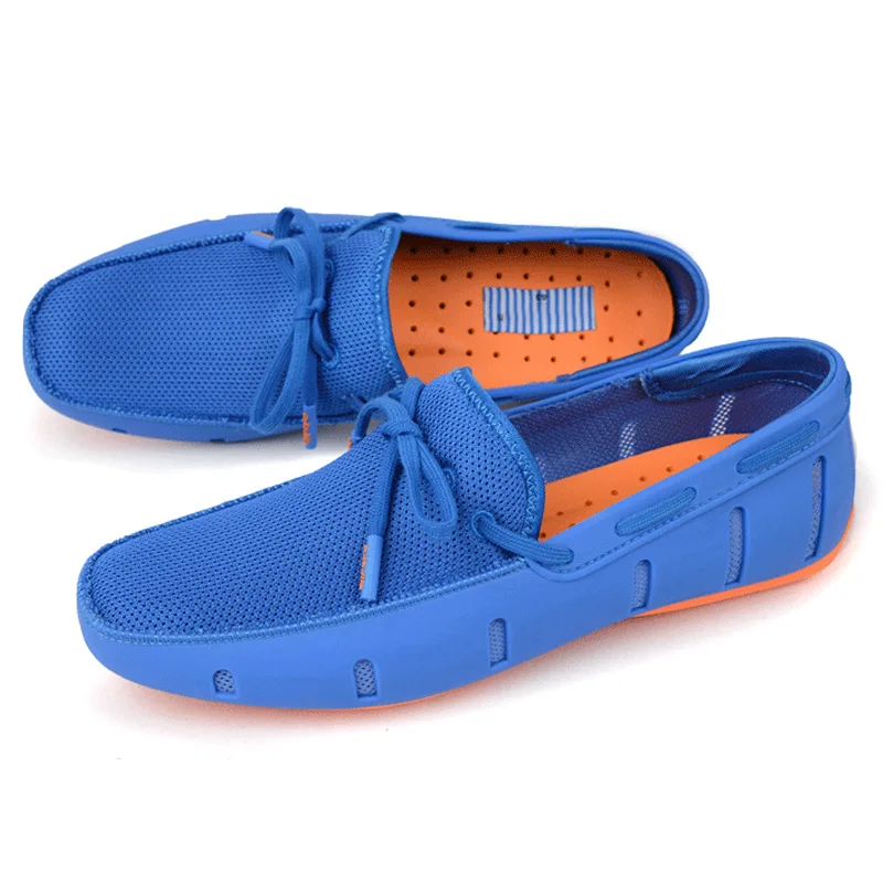 Мужская повседневная обувь лето 2019 дышащая мягкая для вождения ручной работы