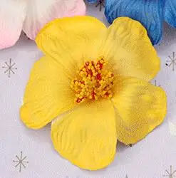 yellow 02 100 шт 9 см пена франгипанель Франгипани цветок Sinensis Цветок голова искусственный тропический Гибискус 16 цветов пены Цветочные головки - Цвет: yellow 02