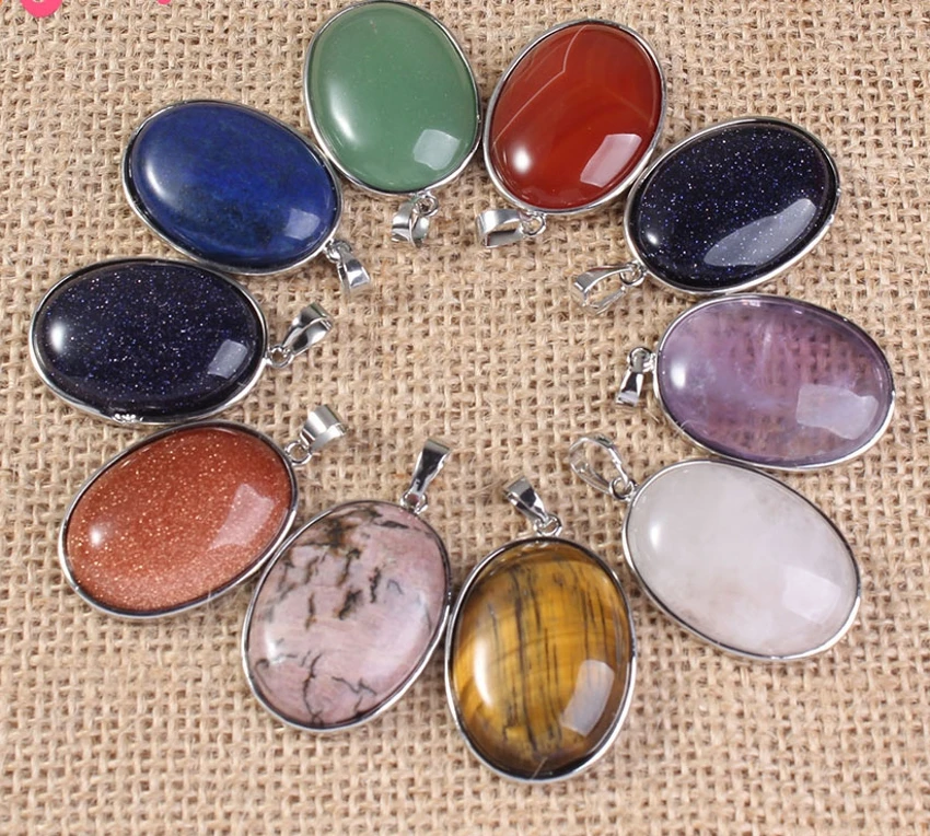 Модные бусины простой стиль посеребренный Фиолетовый аметист розовый кварц