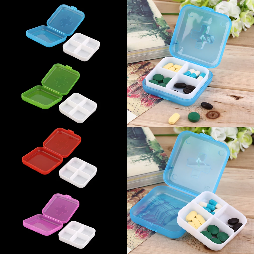 1 шт. складной контейнер для таблеток с витаминами | Красота и здоровье