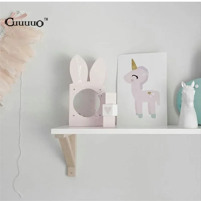 1 шт. деревянная игрушка единорог копилка монета грязь белый Троян Сэкономьте