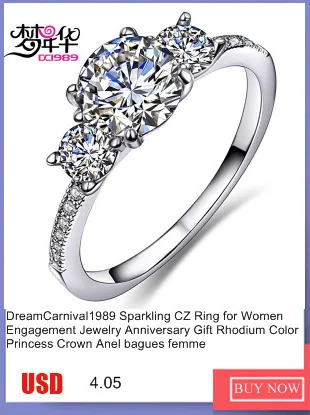 Dreamcarnival1989 резные Дизайн Rhodium Gold-цвет палец Кольца для Для женщин Винтаж Свадебные Обручение Jewelry Open End Рог вид
