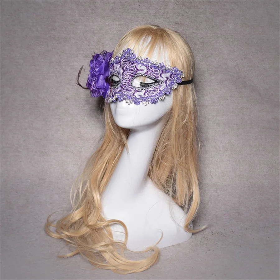 PF Женская Мода Вечерние маски Половина Уход за кожей лица Косплэй игры Интимные