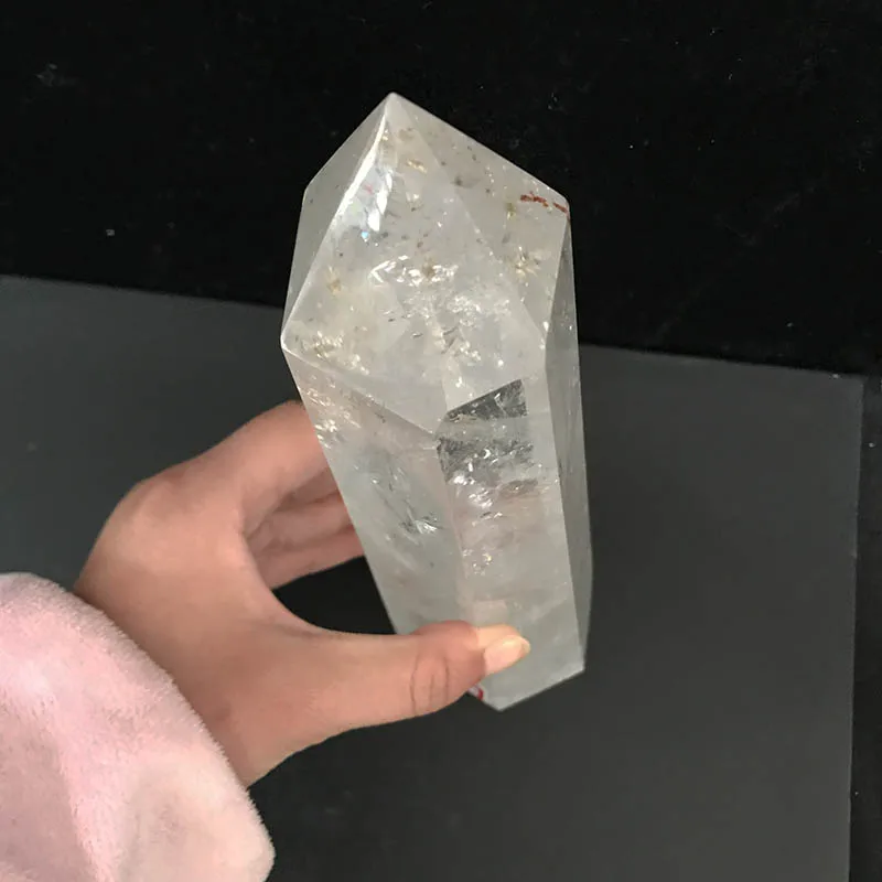 WY 1 01 кг 206 мм движущейся воды желчи кристалл горный хрусталь Кристал острый для