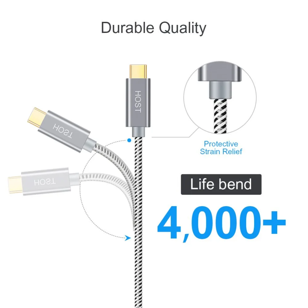 USB C Micro B 3 0 (Gen 2/10G) кабель с оплеткой 1 Type совместимый MacBook (Pro) Chromebook Pixel|Кабели VGA| |