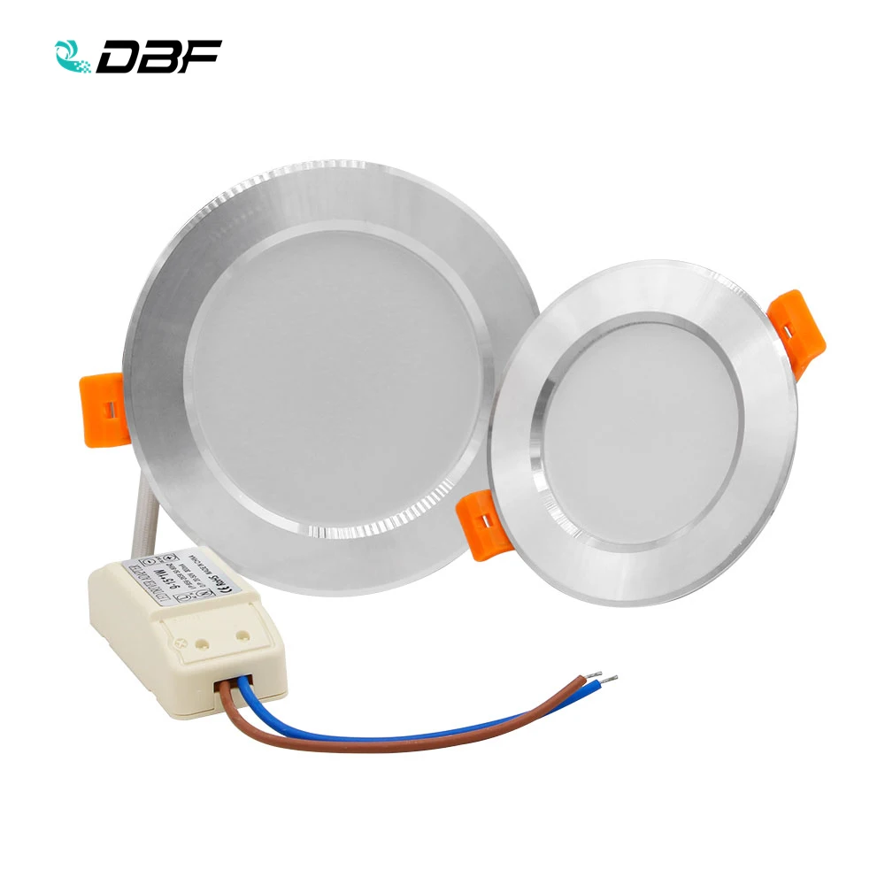 Светодиодный светильник SMD 5730 5 Вт 7 10 12 Круглый встраиваемый 220 В 230 в 240