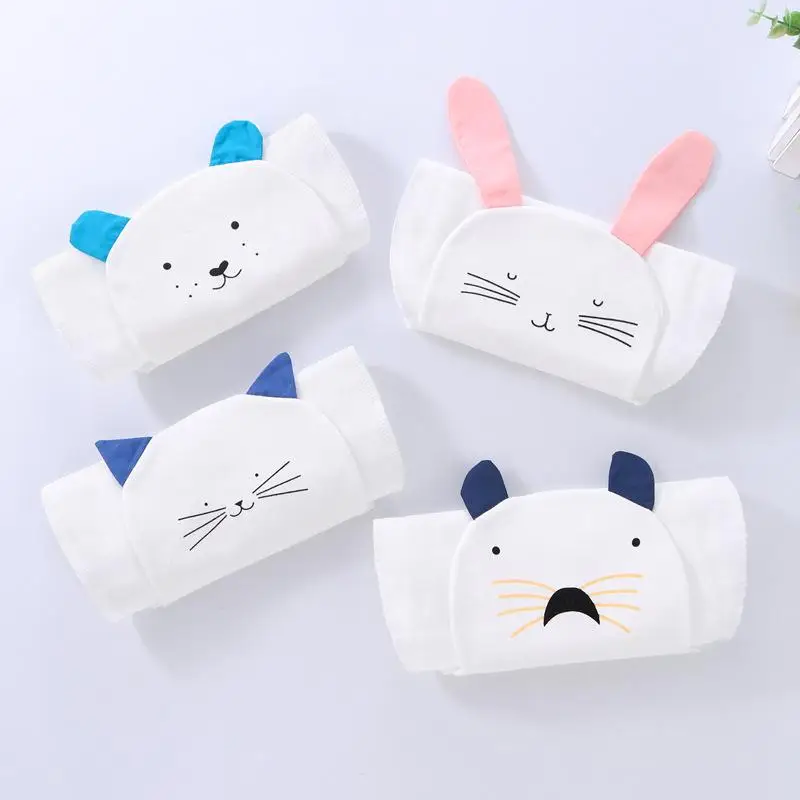 Kidlove/хлопковое Впитывающее пот полотенце с рисунком из картонной коробки, детская ткань для мытья, впитывающая пот для новорожденных