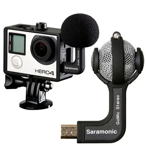 Saramonic G-Mic мини шаровой стерео-микрофон Микрофон для Gopro Hero 4 4+ 3+ 3 камеры Gmic