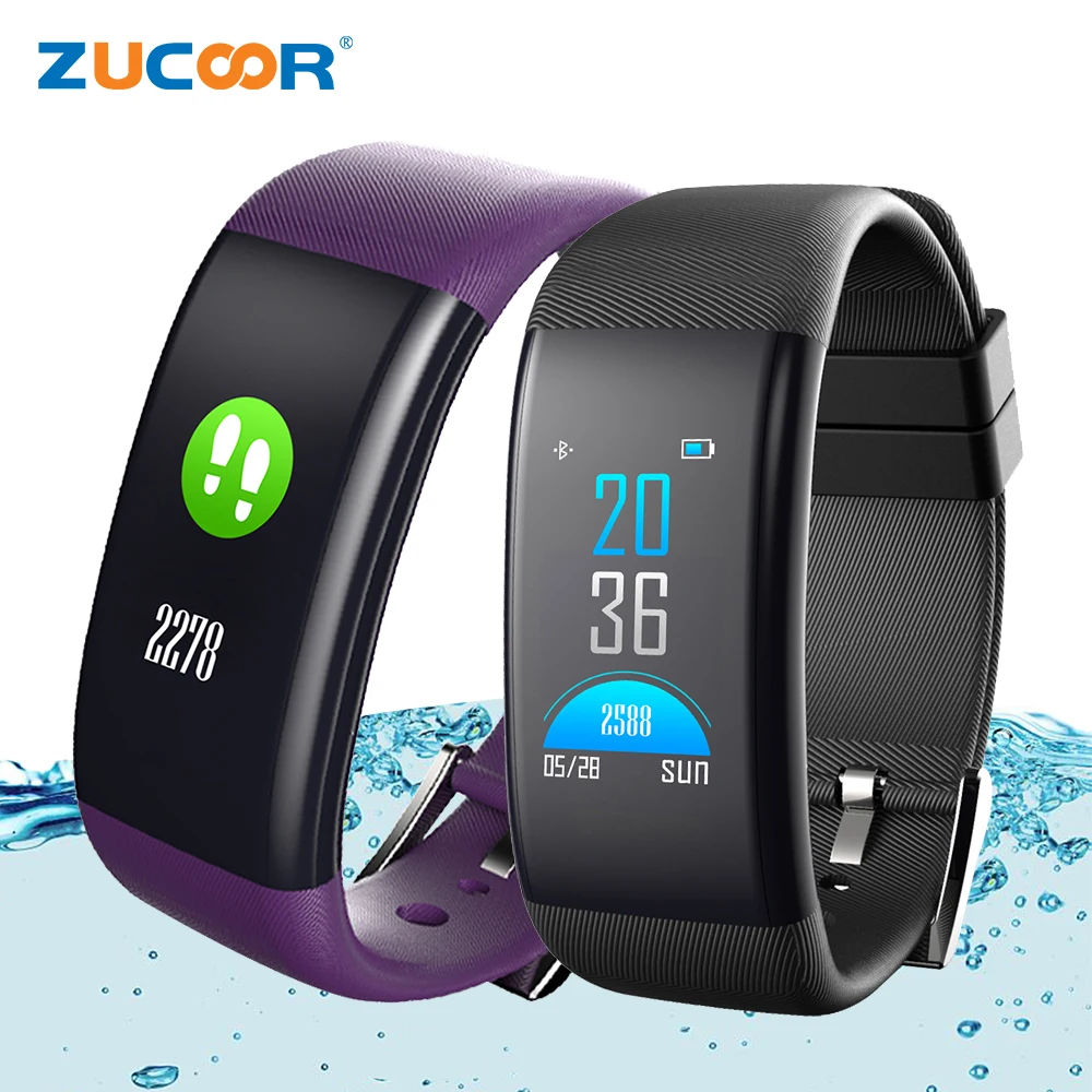 Smart Браслет Группа Плавание часы крови Давление кислорода Водонепроницаемый