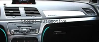 interior dashboard central console panel cover trim for audi q3 2013 2016 3pcs