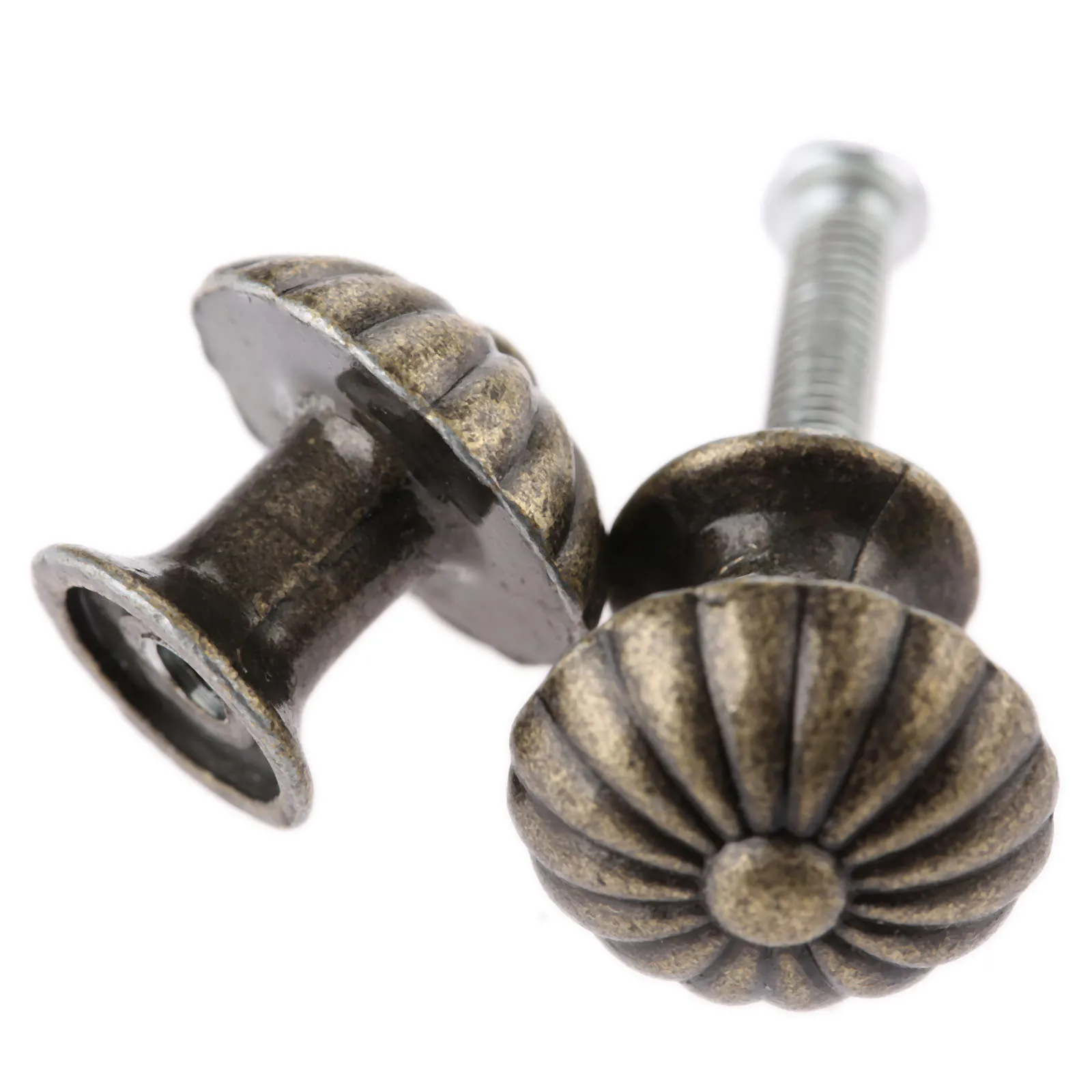 2 шт. антикварные подвески из мебельные ручки круглый шкаф тянуть декоративные