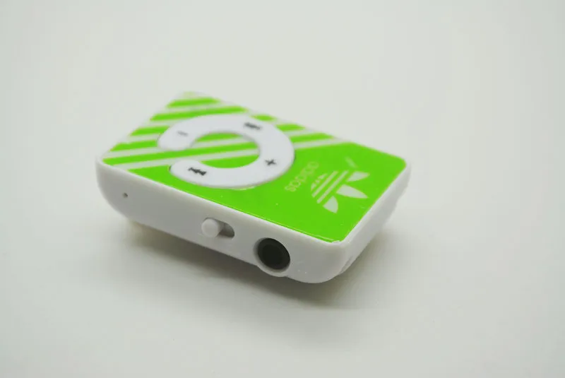 MP3 Красочный мини портативный Mp3 музыкальный плеер Mp3 плеер Micro TF слот для карт USB MP3 S порт плеер USB порт с наушниками и мотором - Цвет: AD mp3 green