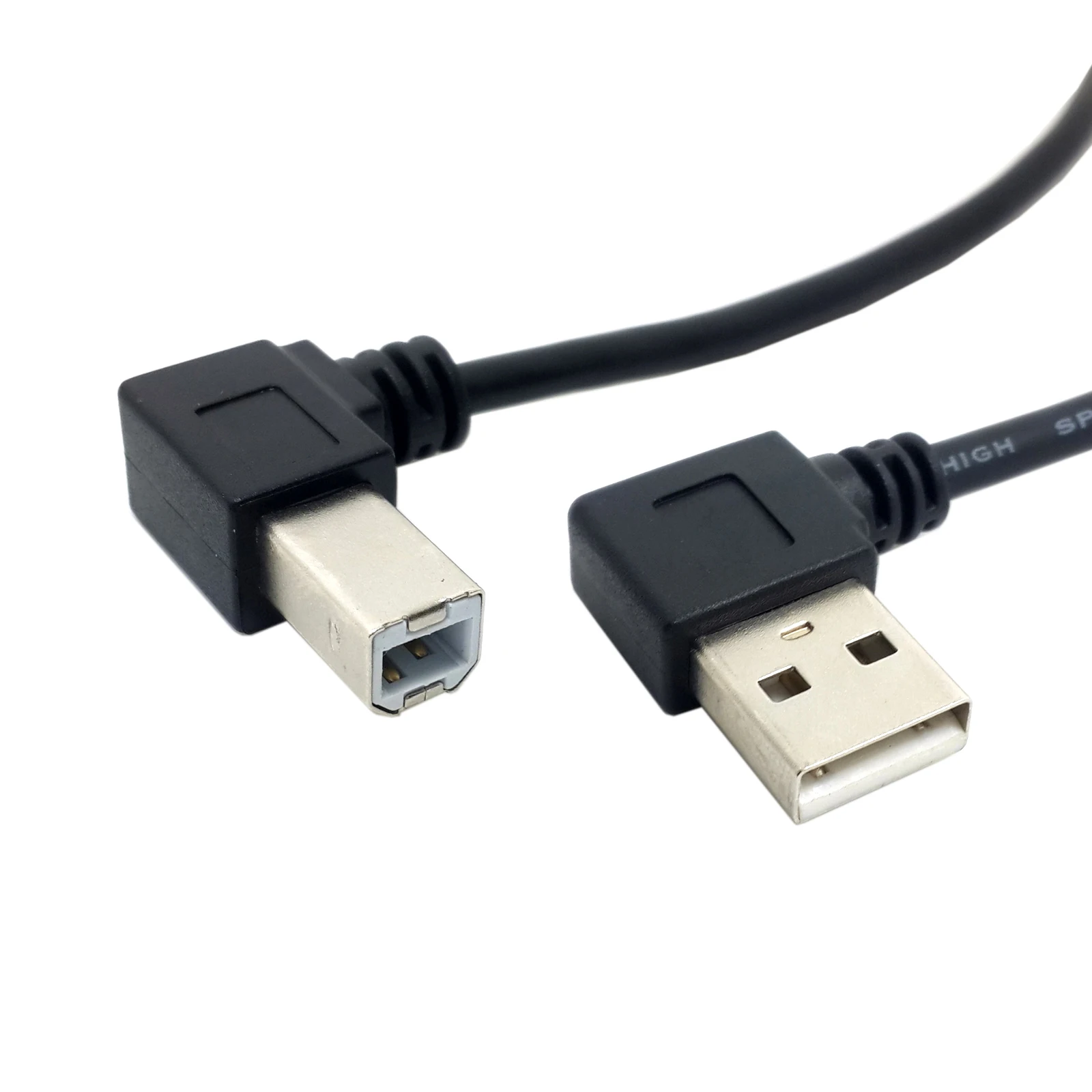 Left Angled USB 2.0 A Male to B 90 Degree Printer Scanner Cable 20cm | Компьютеры и офис