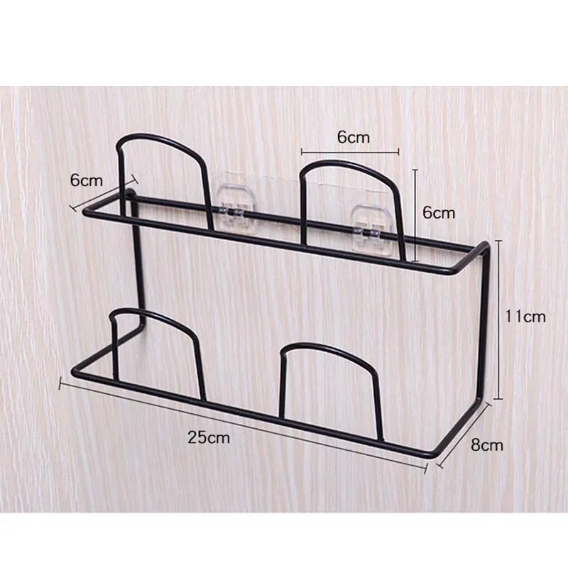 

Iron Wall Mounted Shoe Rack Hanging Shoe Holder Hanger Towel Rack Hanger Bathroom Slippers Drain Storage Shelf Organizer