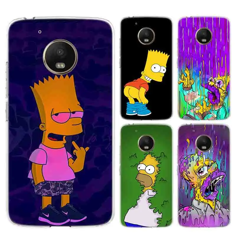Homer J. Simpson Мягкий ТПУ силиконовый чехол комический чехол для телефона для Motorola MOTO G7 G6 G5S G5 E6 E5 E4 Plus G7 power G4 Play Cover