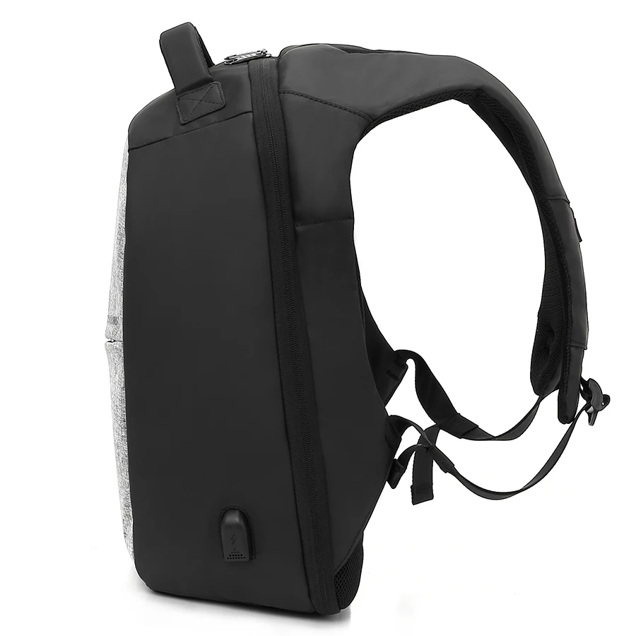 Kingslong модные Для мужчин рюкзак водостойкие туристические Перезаряжаемые USB Back Pack