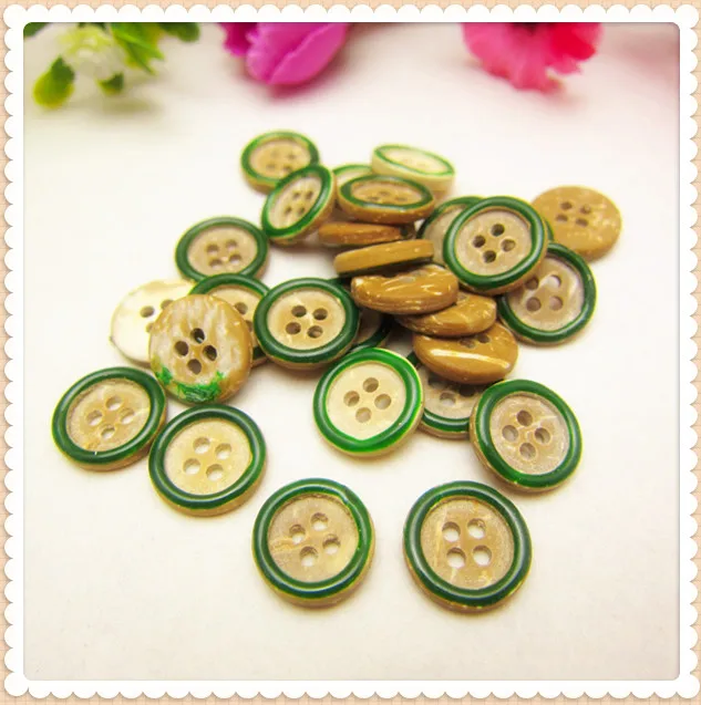 YJHSMY 10 color 50pcs/Lot 11mm Coconut buttons wholesale Children's clothes accessories handmade art WLF18 | Дом и сад
