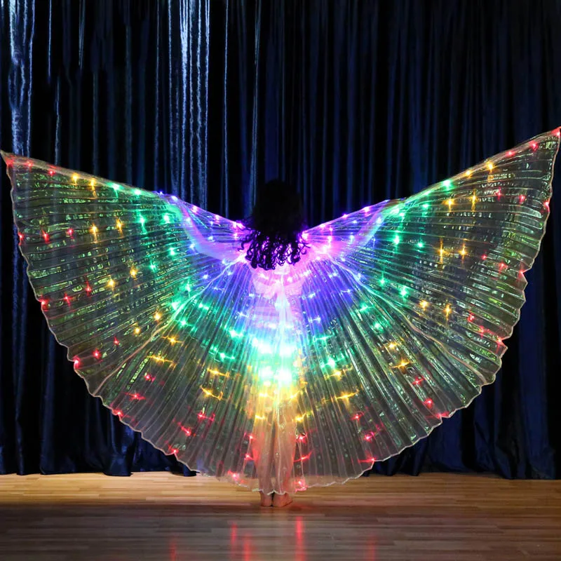 

Для девочек, для танца живота, яркий свет, LED, ISIS Wings, костюм для танца живота, костюмы для танцев, световое шоу, реквизит для танцев