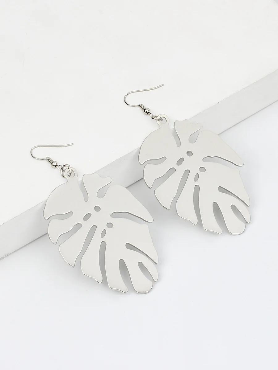 2019 Горячие Для женщин листья тропических растений серьги простой бохо подвески