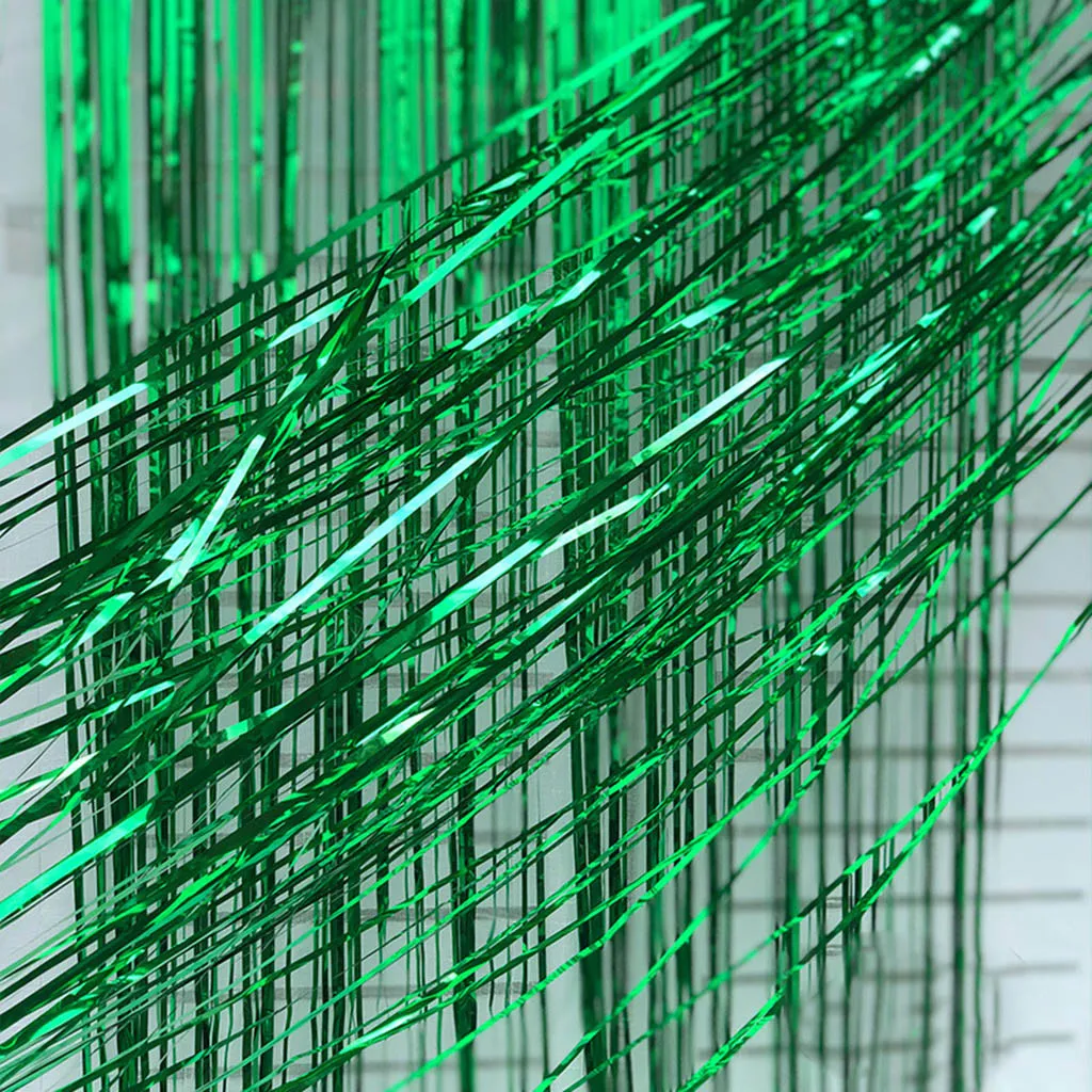 Шторы из фольги металлическая бахрома занавеска s Shimmer для дня рождения свадьбы