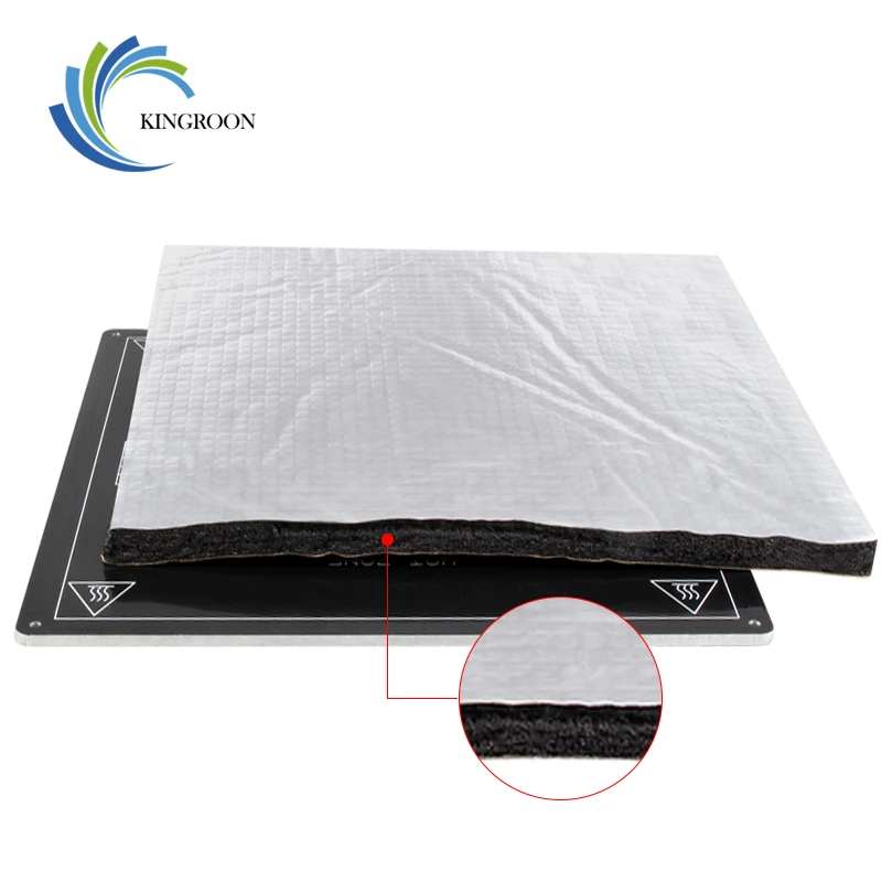 200x200/220x220/235x235/310x310 мм плита Фольга Self клей-Pad Отопление кровать Стикеры теплоизоляция хлопок 3D-принтеры Запчасти