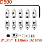 500 шт RC самолет ограничители тяг D1.3mm D1.8mm D2.1mm пусковой тяги разъемы болты запасные части