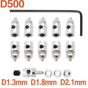 500 шт RC самолет ограничители тяг D1.3mm D1.8mm D2.1mm пусковой тяги разъемы болты запасные части