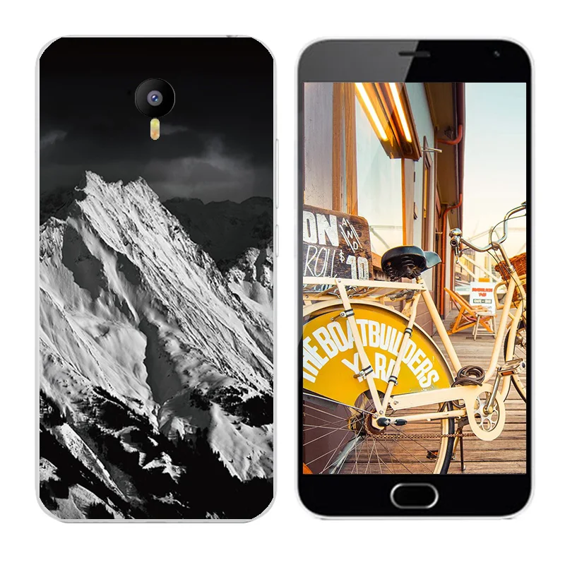 Для Meizu M2 Note Meilan 2 M2Note 5 &quotМягкий силиконовый чехол из ТПУ для Botanic с принтом