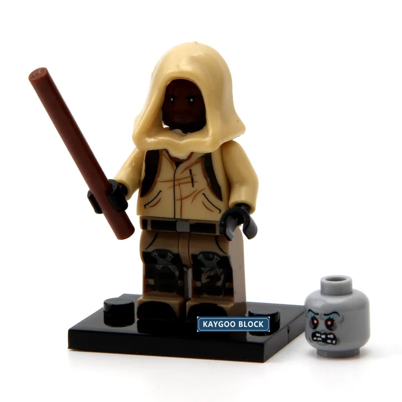 8 шт. Kaygoo Zombie Movie Walking Dead Survivor Guide Figures Building Block Brick Set игрушечные Супергерои модель Рика Лори Шейна Дейла