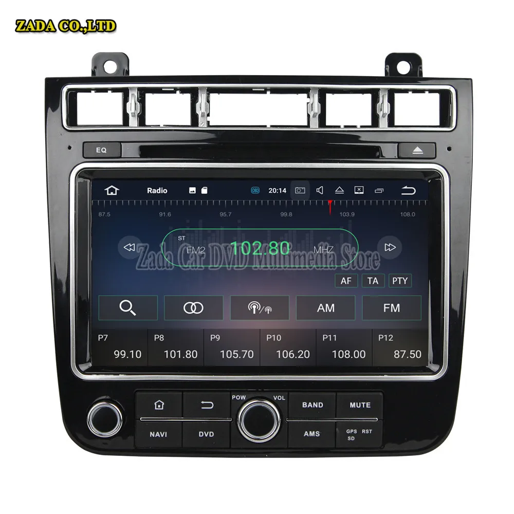 8 дюймов четырехъядерный 2 ГБ Android 1 Автомобильный gps навигатор для VW TOUAREG 2015 2016