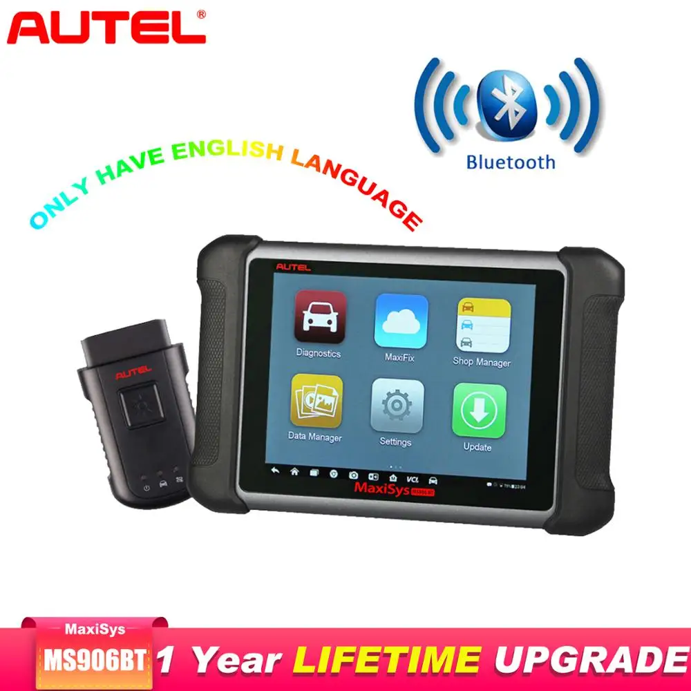 Autel Maxisys MS906BT диагностический автомобильный инструмент OBD2 сканер Bluetooth ключ