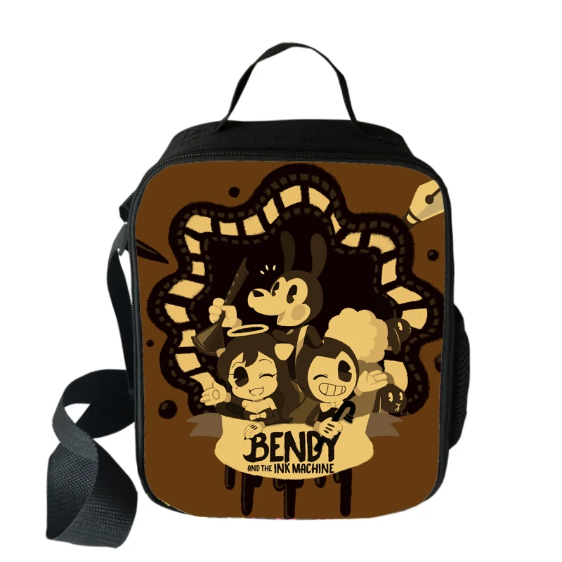 Bendy and The Ink Machine крутая изолированная сумка для обеда с героями мультфильмов детей