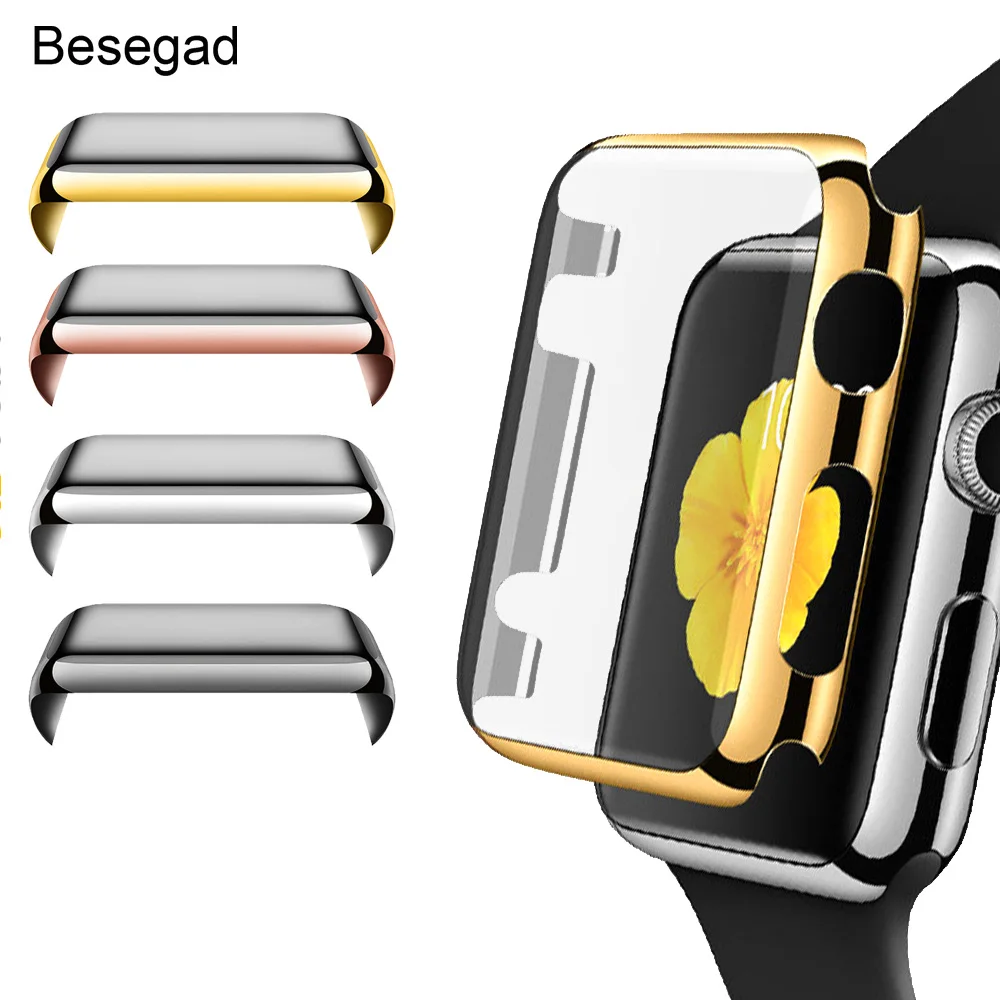 Защитная пленка Gosear для экрана с полным покрытием чехол Apple Watch iWatch Series 1 38 мм 42