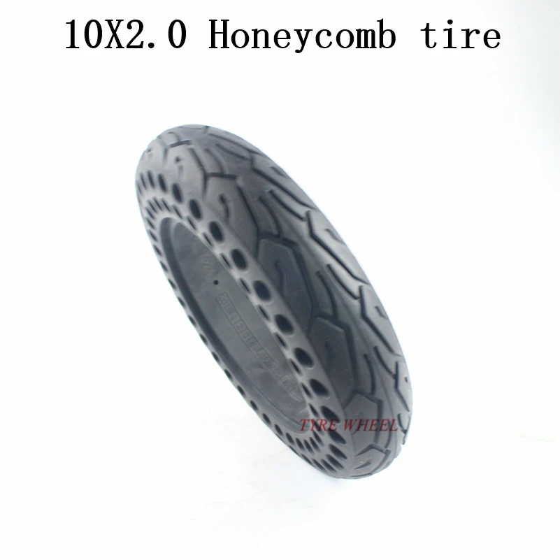 10 inch Porous electric skateboard Bicycle E-Bike tire 10x2.0 air-free honeycomb shock absorber solid tire proof Tyre