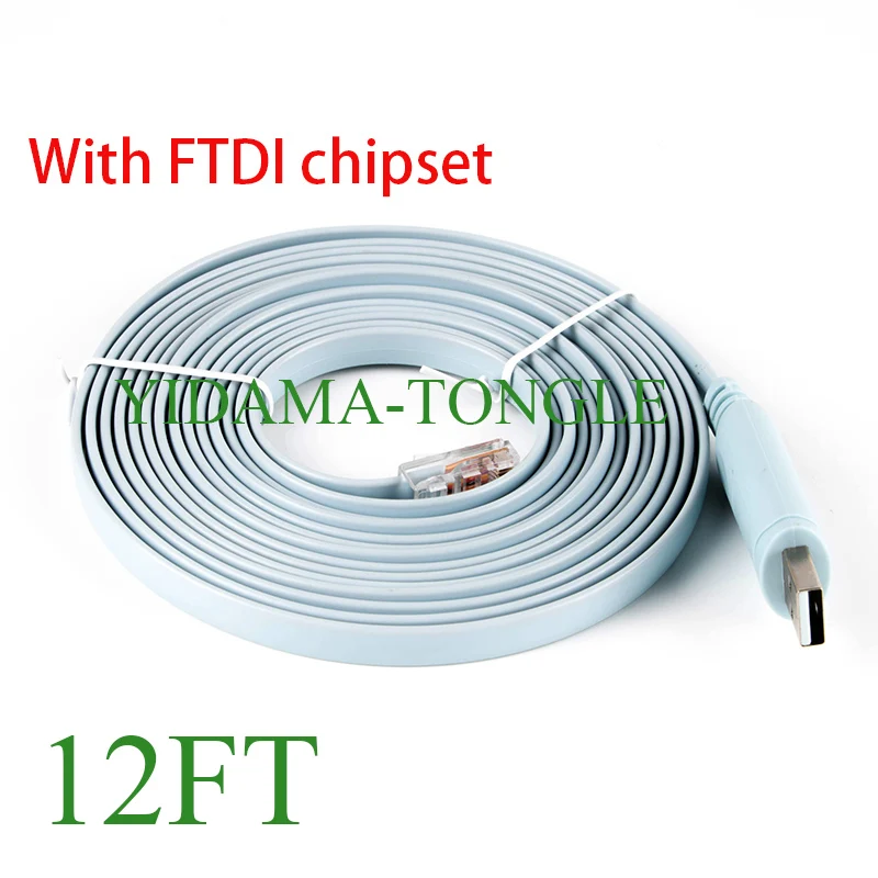 Последовательный кабель USB к RJ45 RS232 чипсет FTDI консоль роутера для Cisco/Huawei |