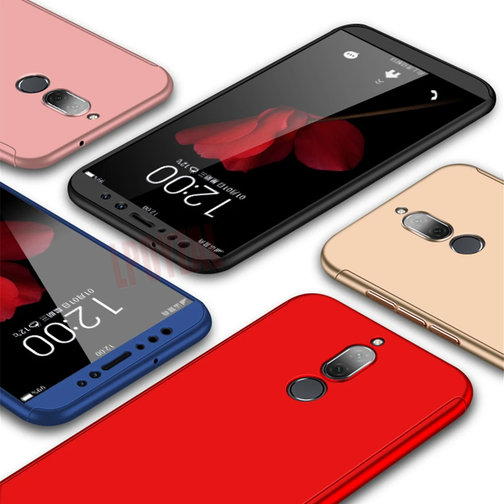 360 полный защитный чехол для Huawei P30 P20 Pro Mate 20 Lite Nova 3 3i 4 P10 P9 Honor 10 9 8X Жесткий ПК со