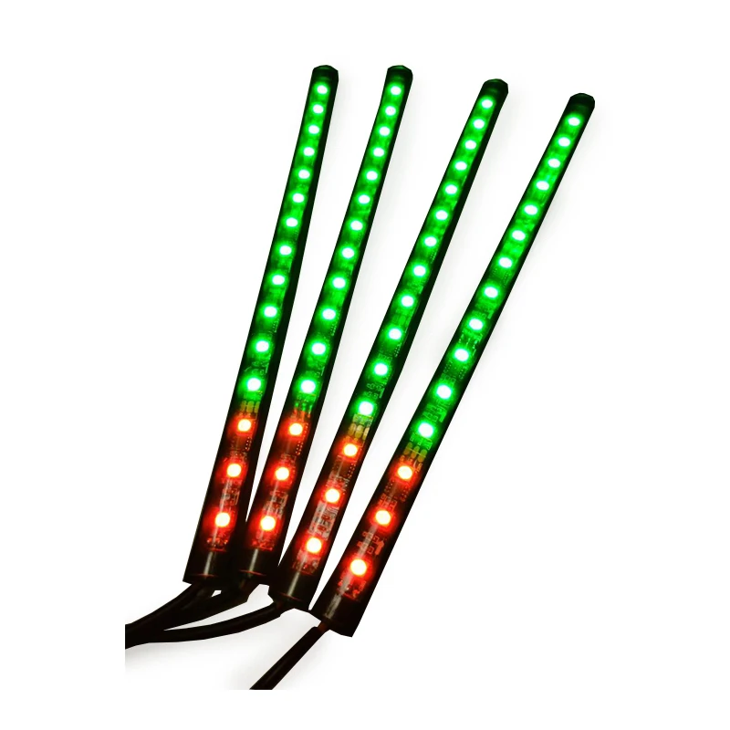 4X RGB LED Under Car Tube Strip Underbody Glow Neon waterproof Light Kit Wireless With App Control Auto Styling | Автомобили и
