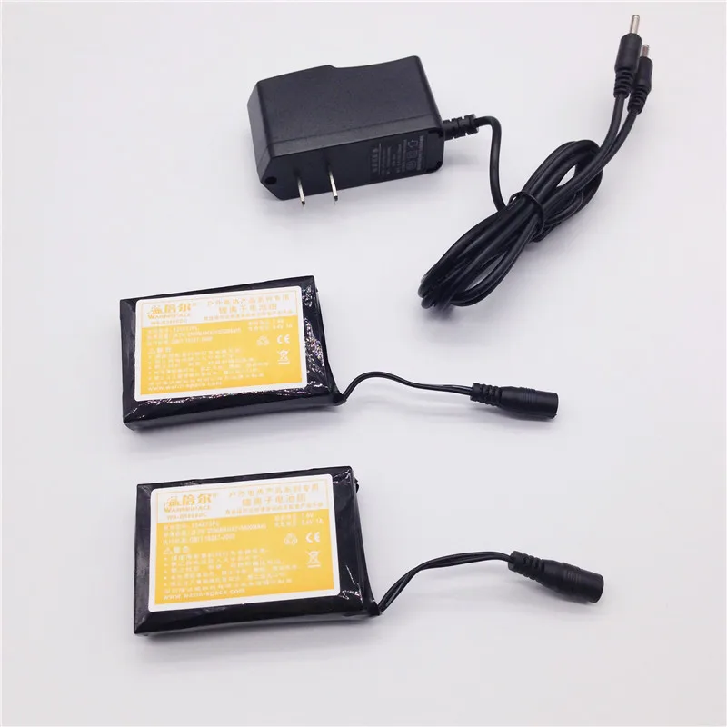 WARMSPACE 2x5600 mah 7,4 V литий-ионная батарея для перчаток с подогревом запасная перезаряжаемая литий-ионная батарея нагревательные стельки аксессуары для аккумуляторов