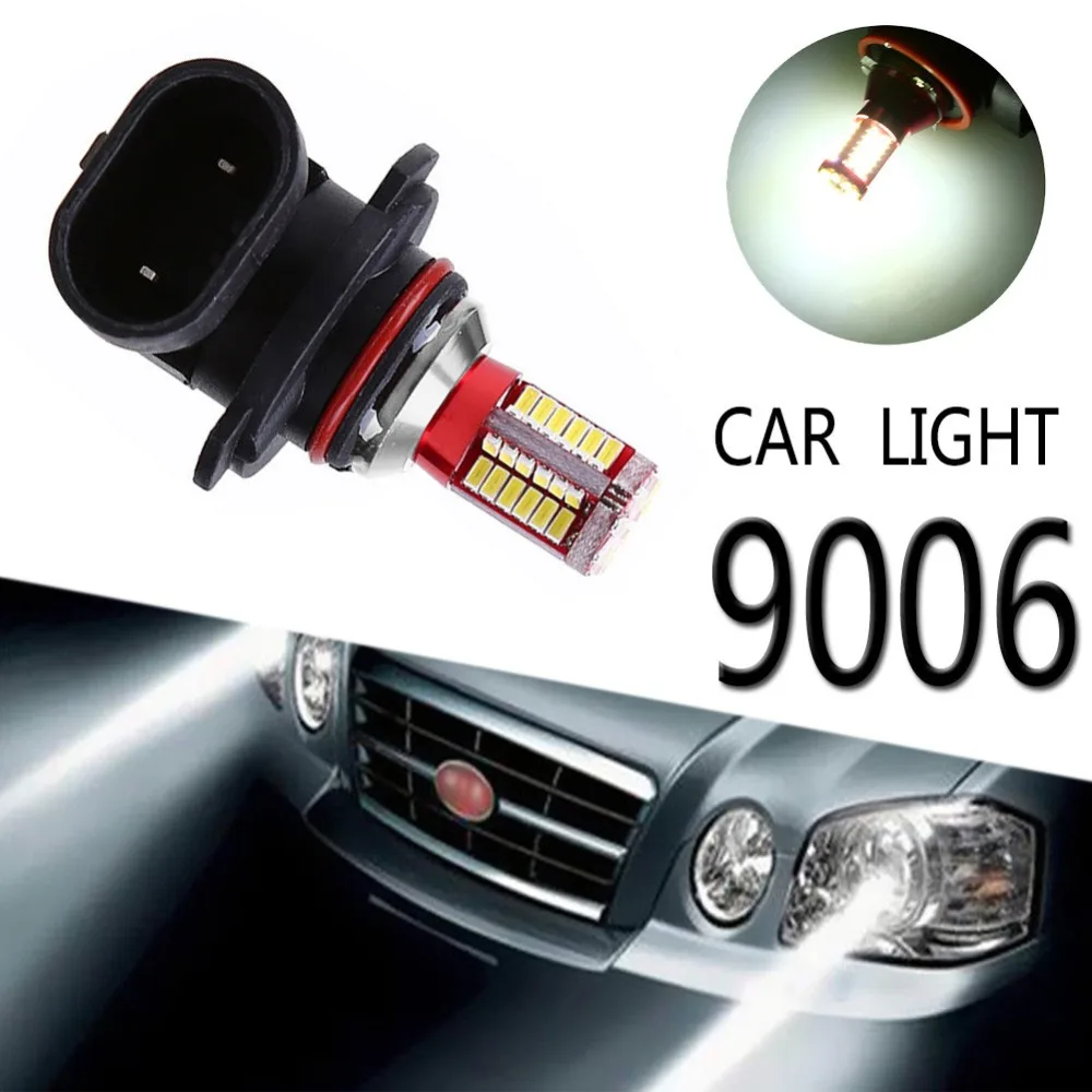 1 шт., H1, H3, H4, H7, H11, 9006, 4014, 57 SMD, 6000 K, автомобильный проектор, противотуманный светильник, лампа для вождения, белый автомобильный светильник, источник, Автомобильные светодиодные лампы, DC 12 В