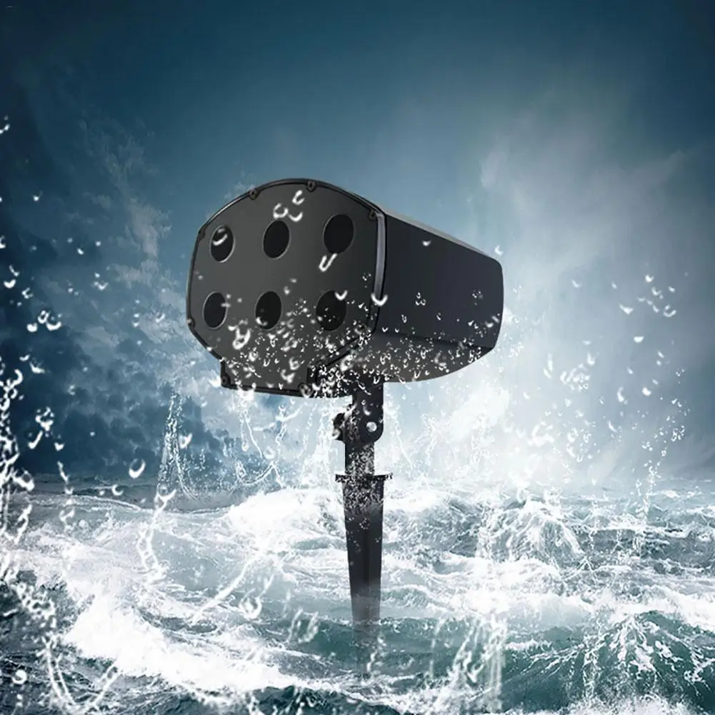 LED наружный пульт дистанционного управления Водонепроницаемая Снежинка лампа