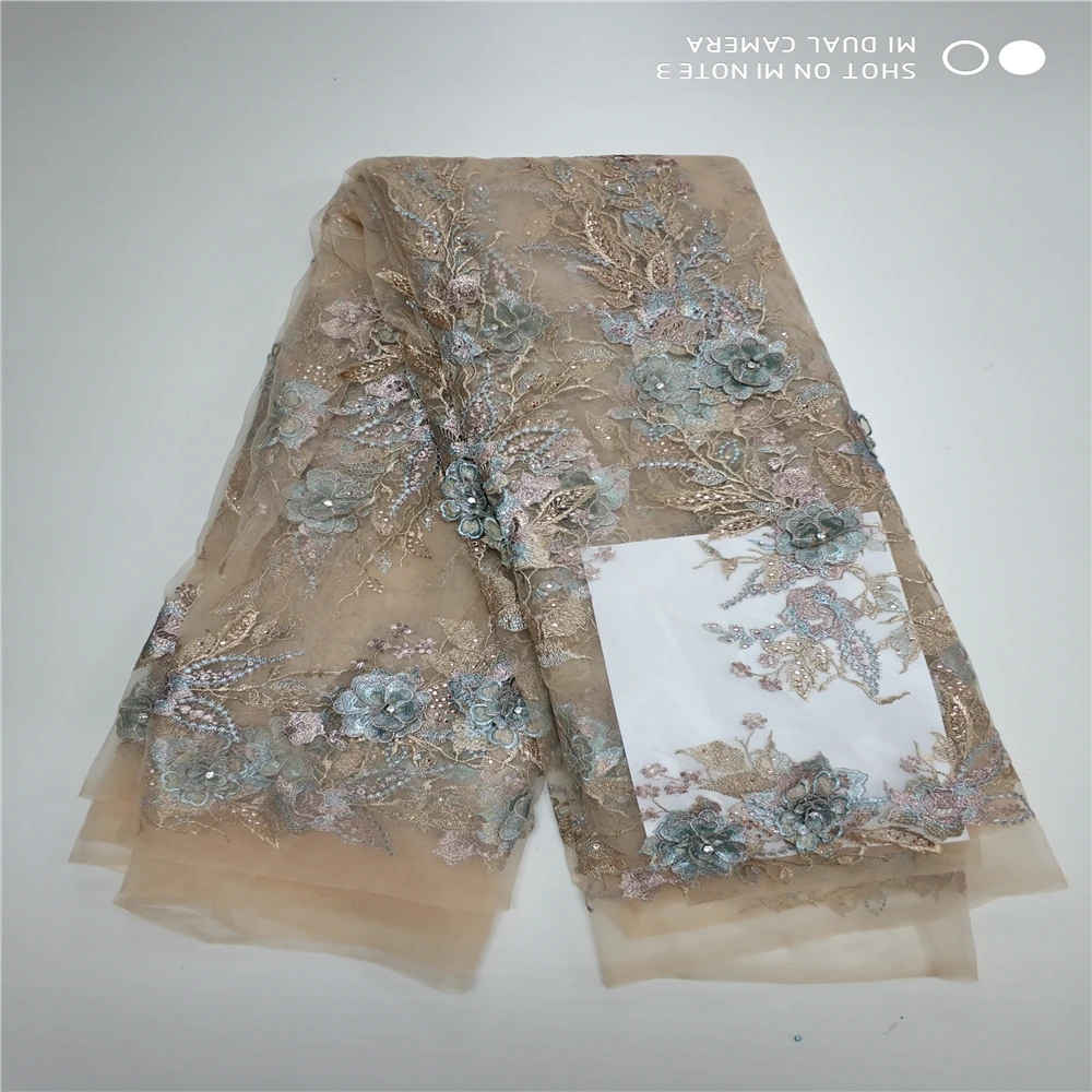 Любовь спасибо кружево в африканском стиле 3d цветок Вышивка Тюль французский