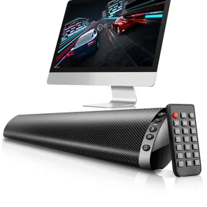 20w column wireless bluetooth compatible speaker tv soundbar sound bar home theater music stereo support usb fiber rca for tv pc free global shipping