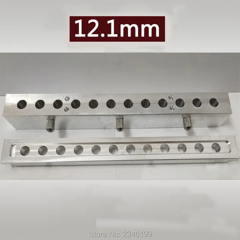 

1Set 12.1mm Lipstick Mold, Aluminum Lipstick Mold, 6holes/12holes Lipstick Mold, 12.1mm