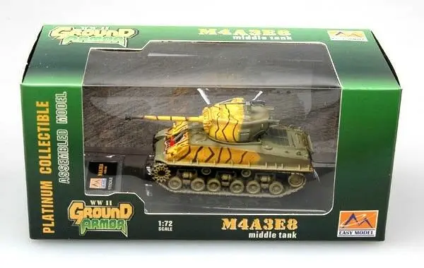Trumpeter 36258 1/72 M4A3E8 Шерман средний танк бронированная модель автомобиля Пластиковый